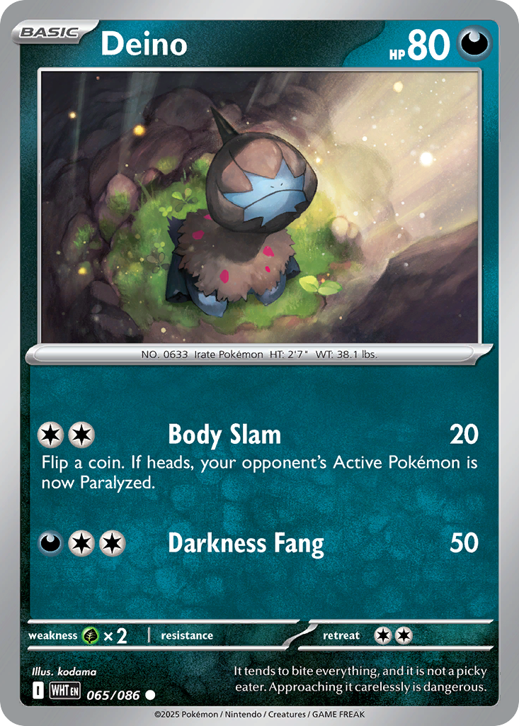 Deino — illustrated card