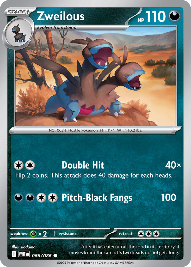 Zweilous — illustrated card