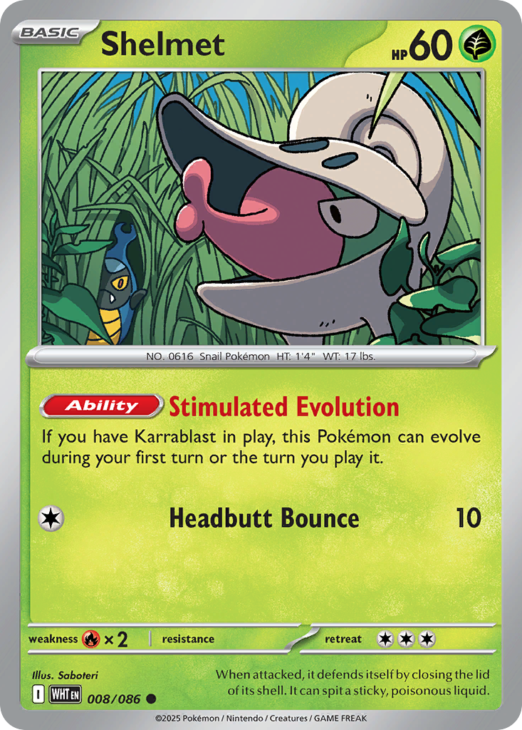 Shelmet — illustrated card
