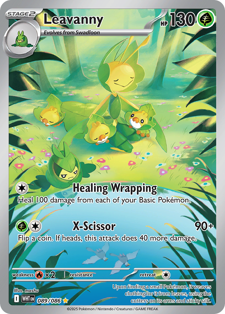 Leavanny — illustrated card