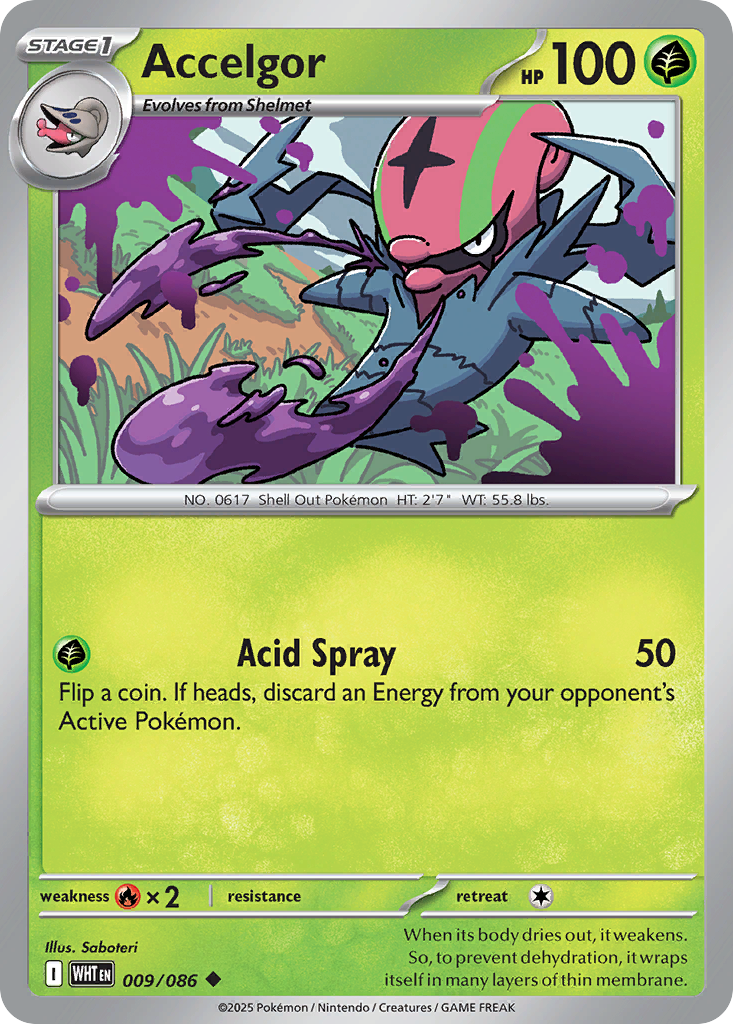 Accelgor — illustrated card