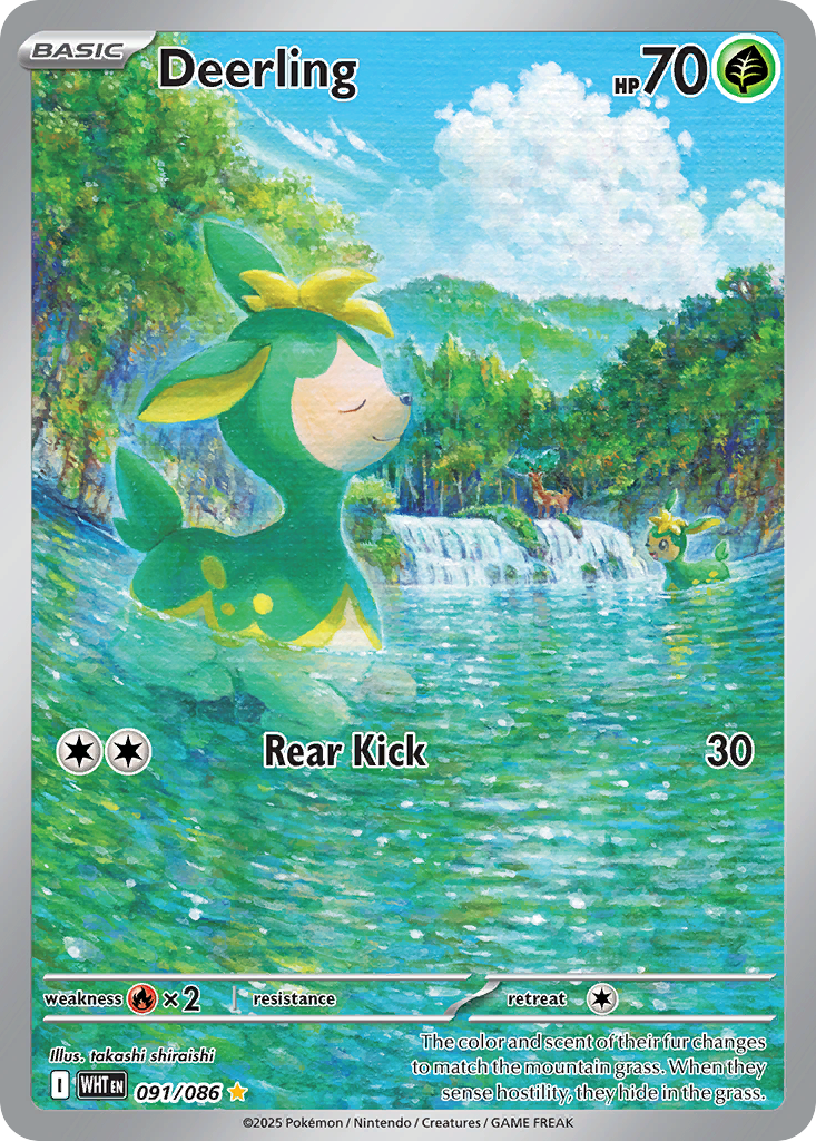 Deerling — illustrated card