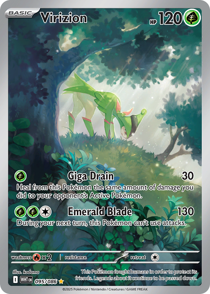 Virizion — illustrated card