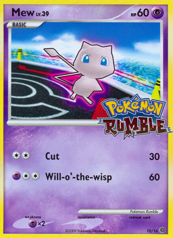 Mew — illustrated card