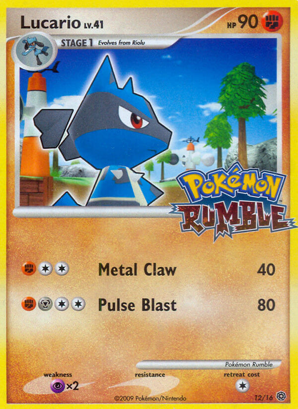 Lucario — illustrated card