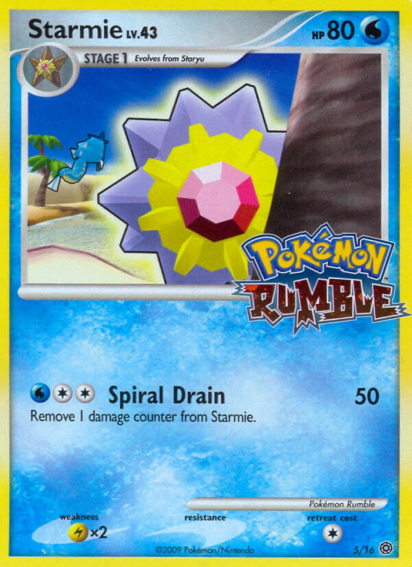 Starmie — illustrated card