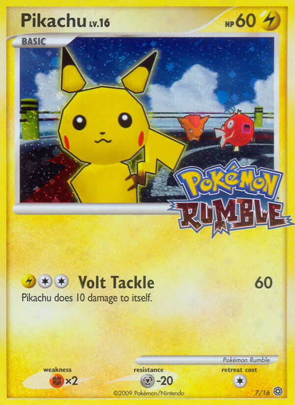 Pikachu — illustrated card