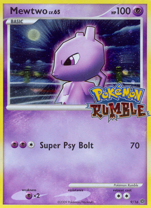 Mewtwo — illustrated card
