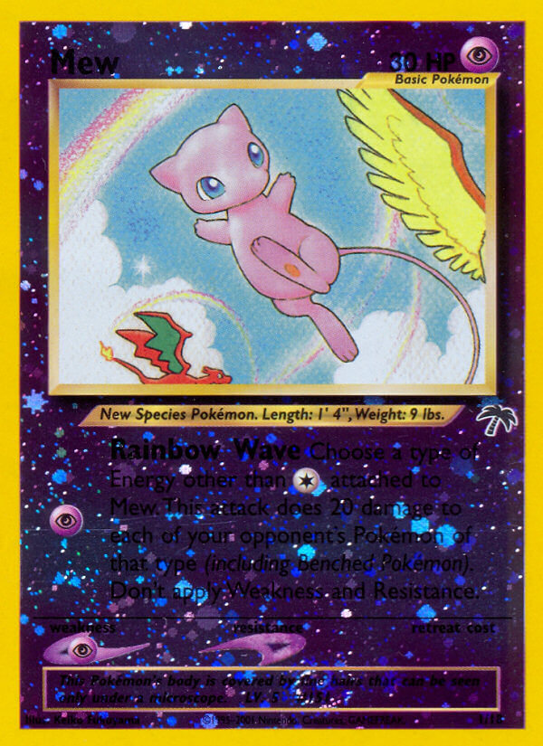 Mew — illustrated card