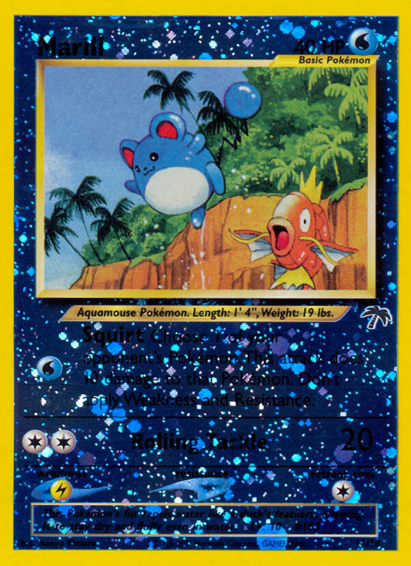 Marill — illustrated card