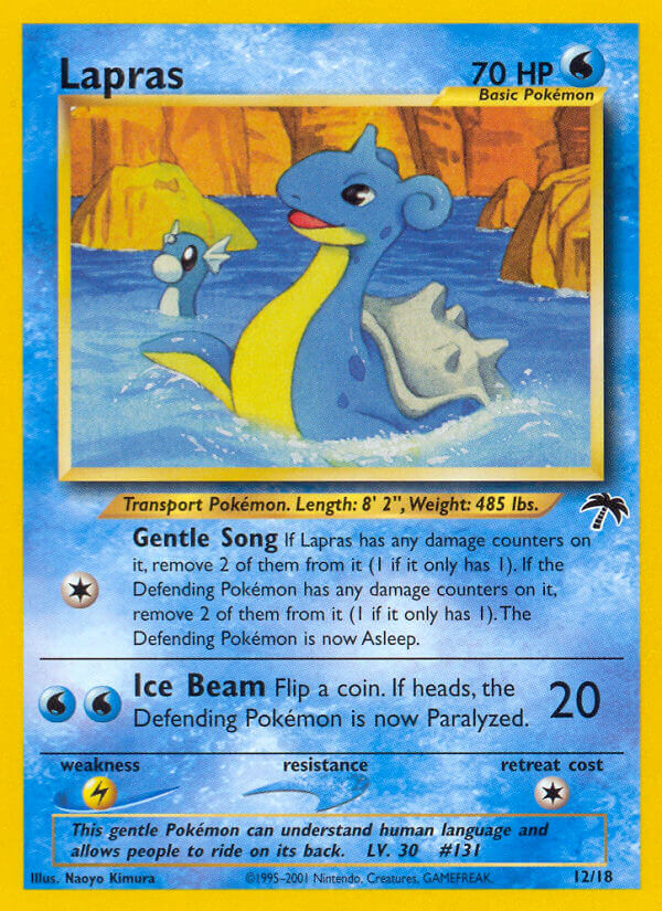 Lapras — illustrated card