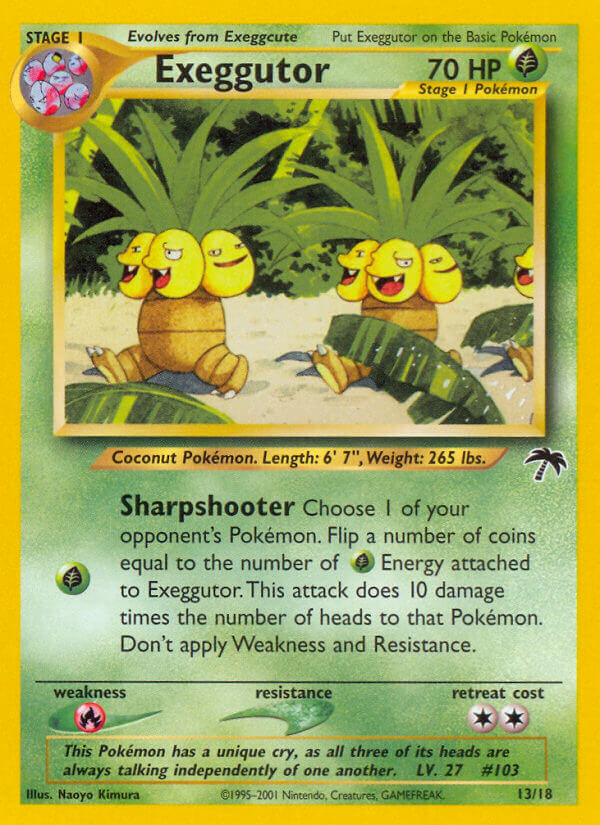 Exeggutor — illustrated card