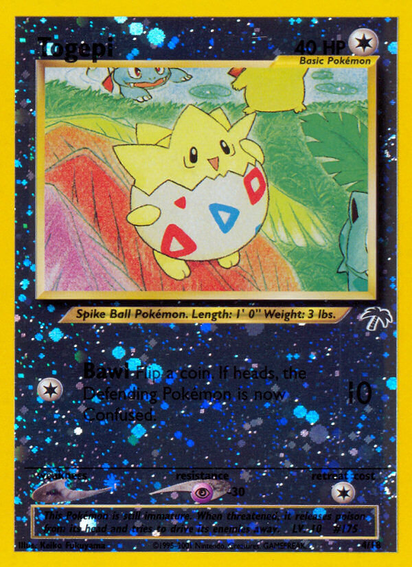 Togepi — illustrated card