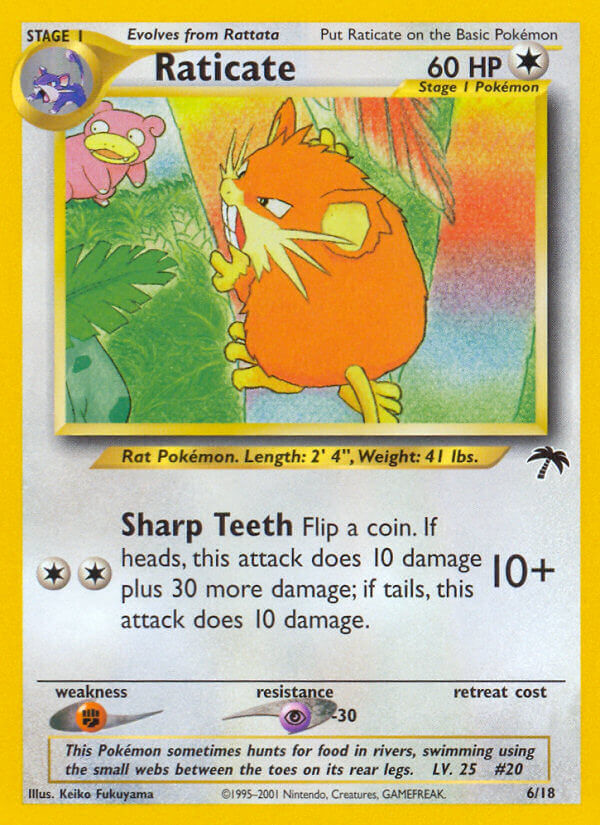 Raticate — illustrated card