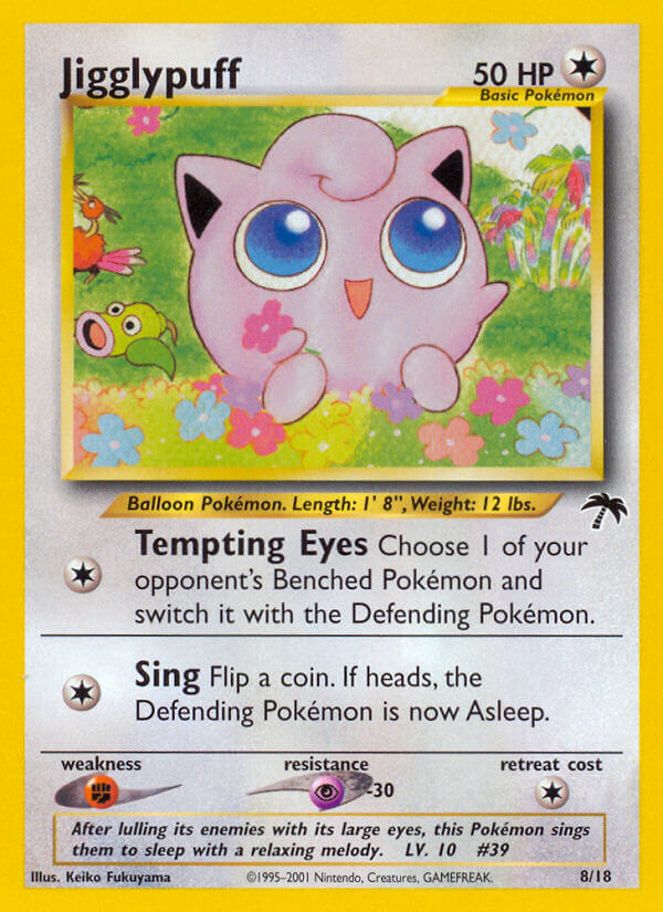 Jigglypuff — illustrated card