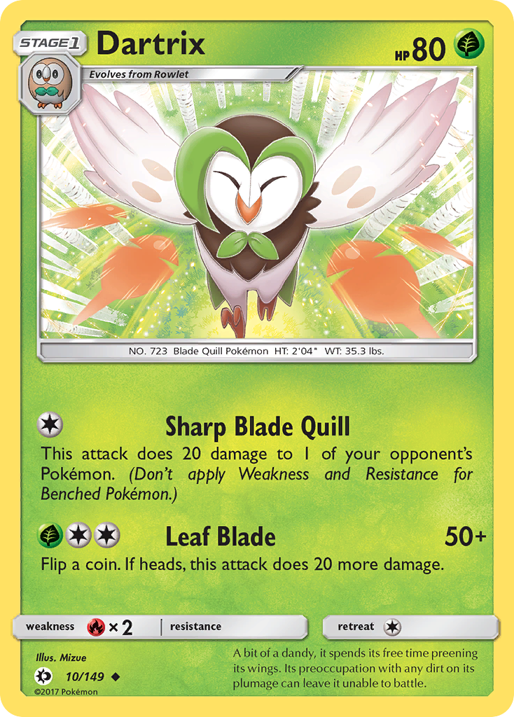 Dartrix — illustrated card