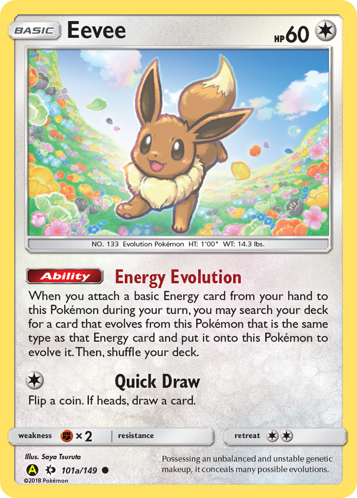 Eevee — illustrated card