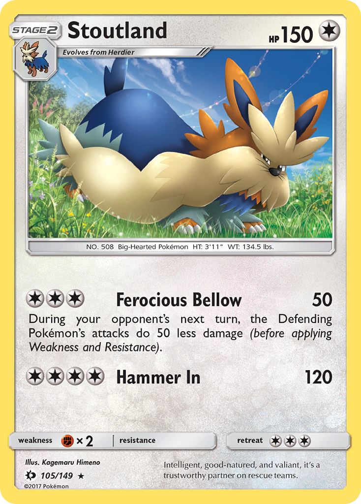 Stoutland — illustrated card