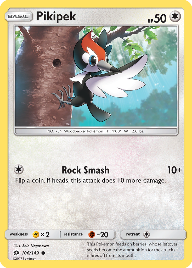 Pikipek — illustrated card