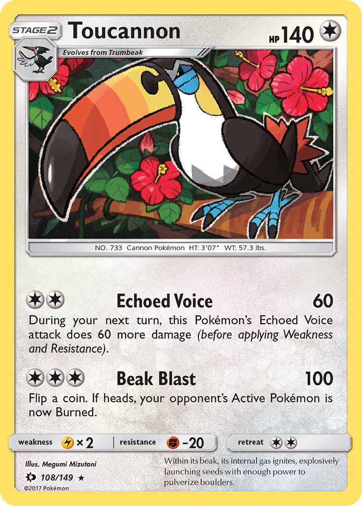 Toucannon — illustrated card