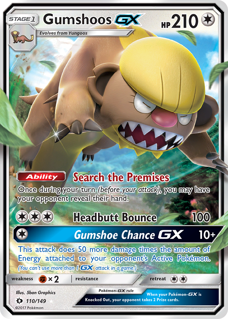 Gumshoos-GX — illustrated card