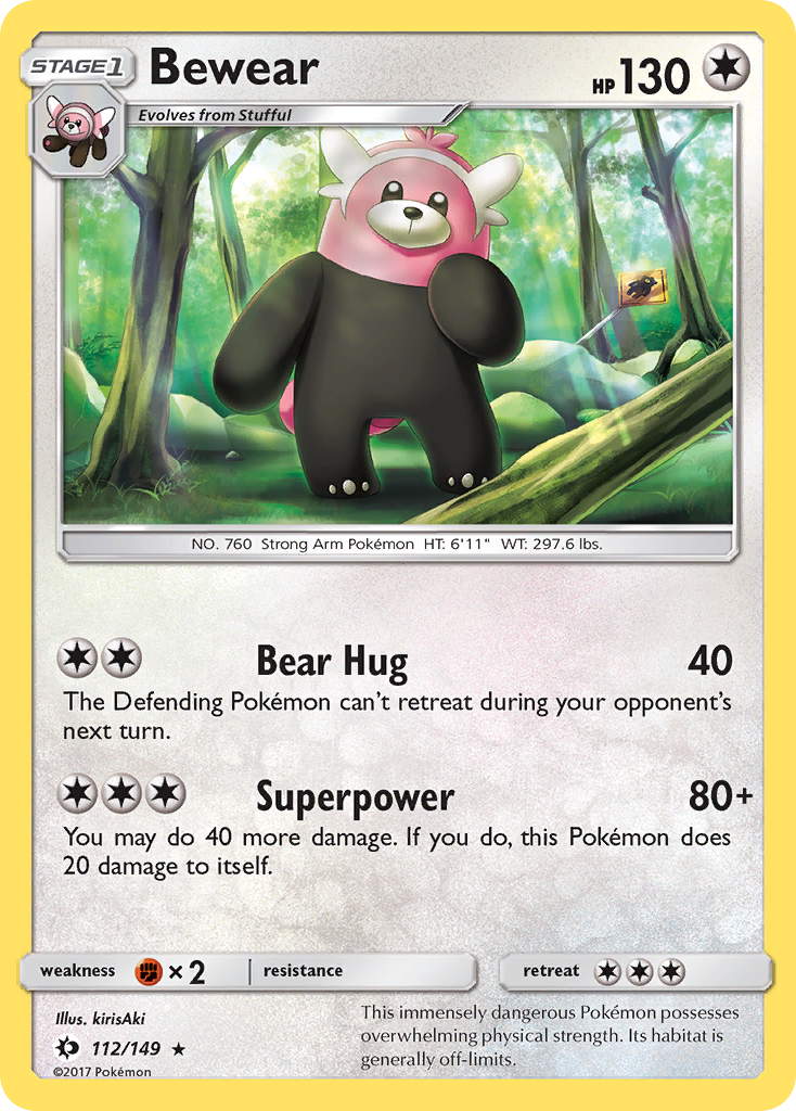 Bewear — illustrated card