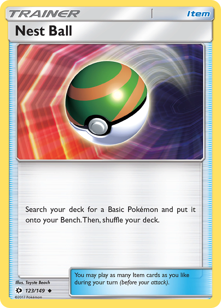 Nest Ball — illustrated card