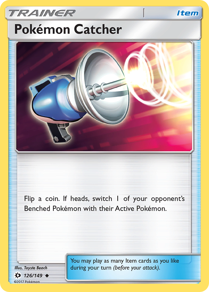Pokémon Catcher — illustrated card