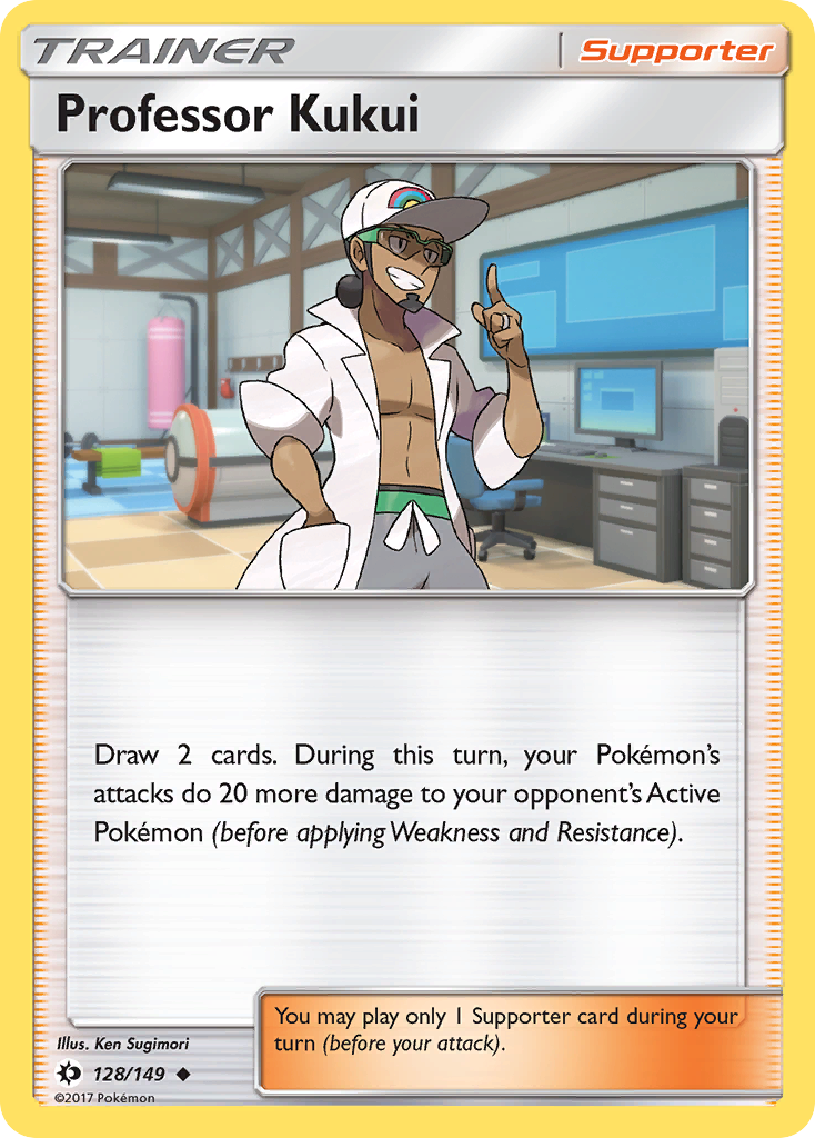 Professor Kukui — illustrated card