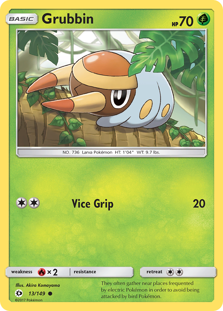 Grubbin — illustrated card