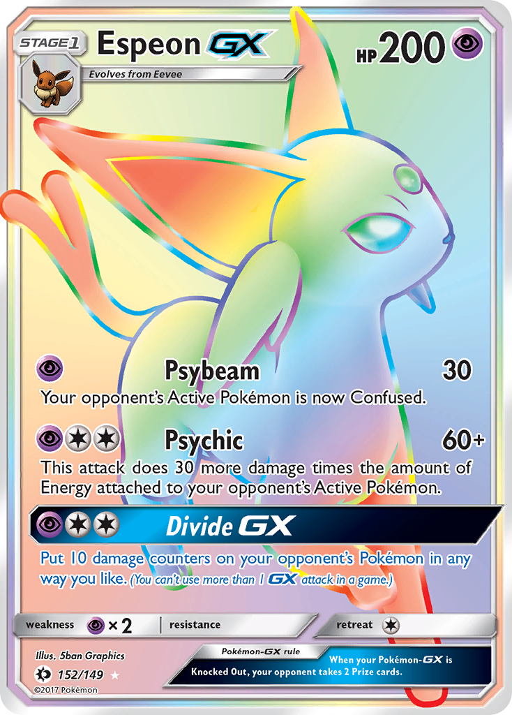 Espeon-GX — illustrated card