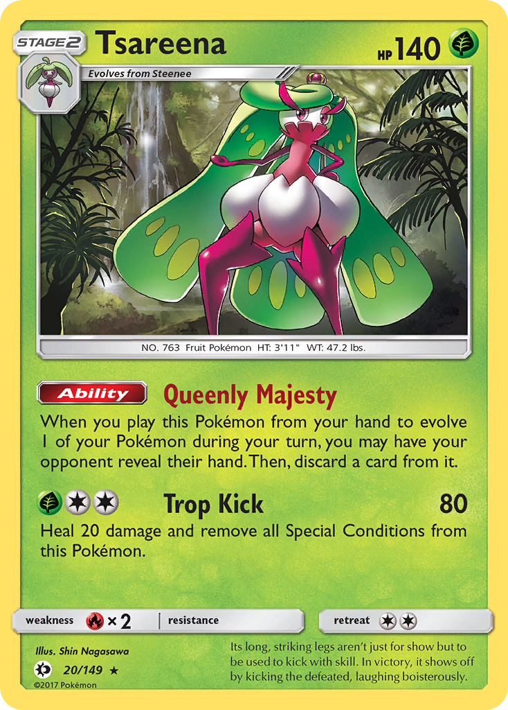 Tsareena — illustrated card