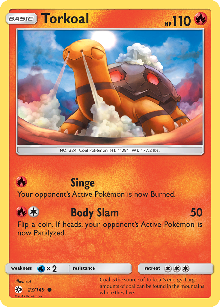 Torkoal — illustrated card