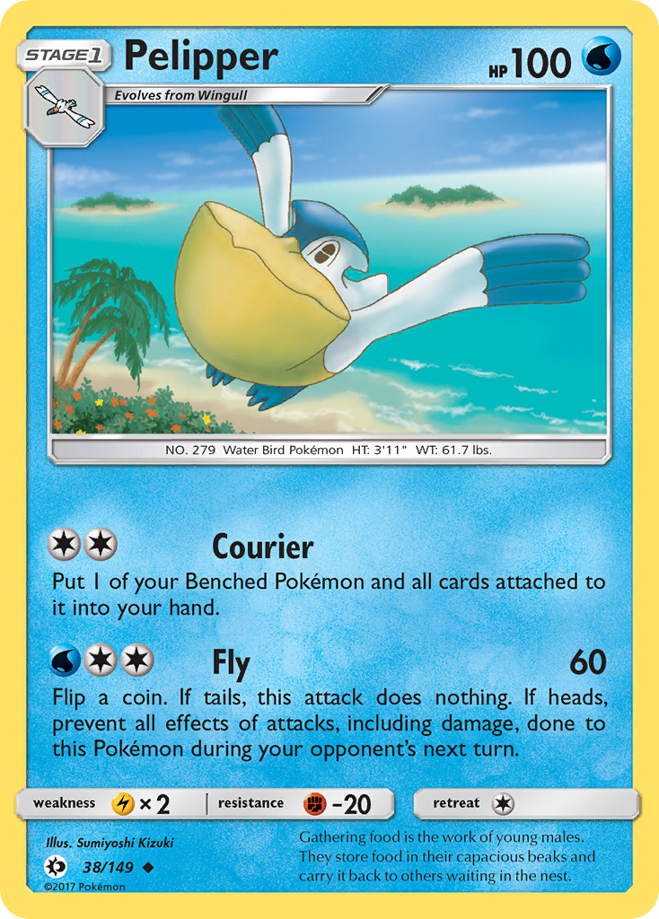 Pelipper — illustrated card