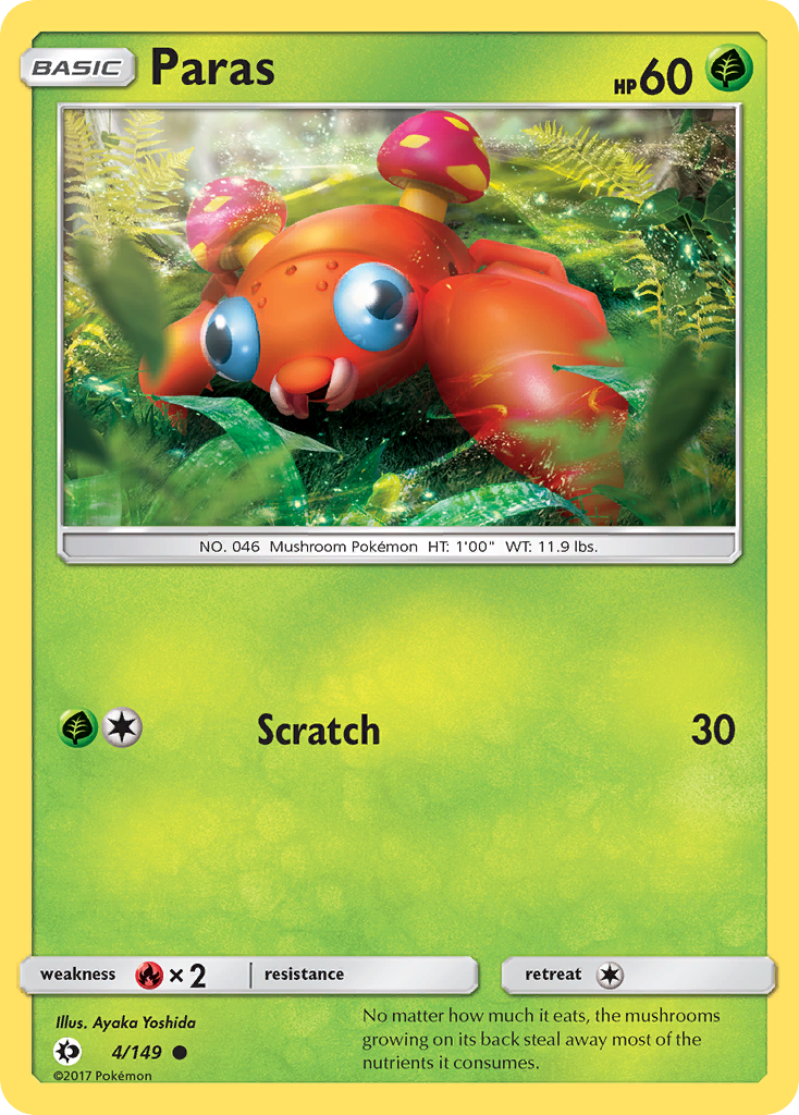 Paras — illustrated card