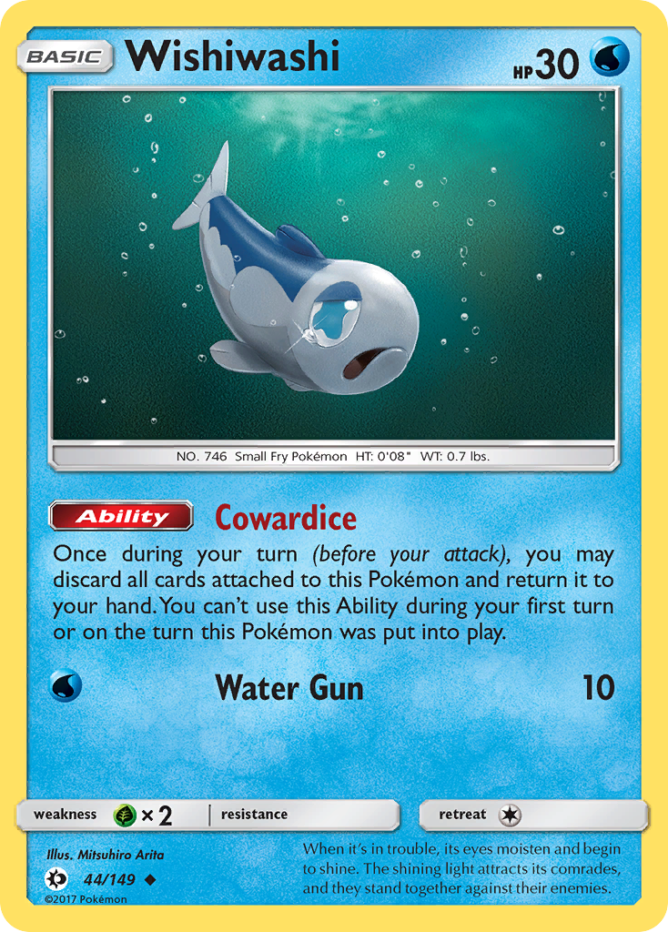 Wishiwashi — illustrated card