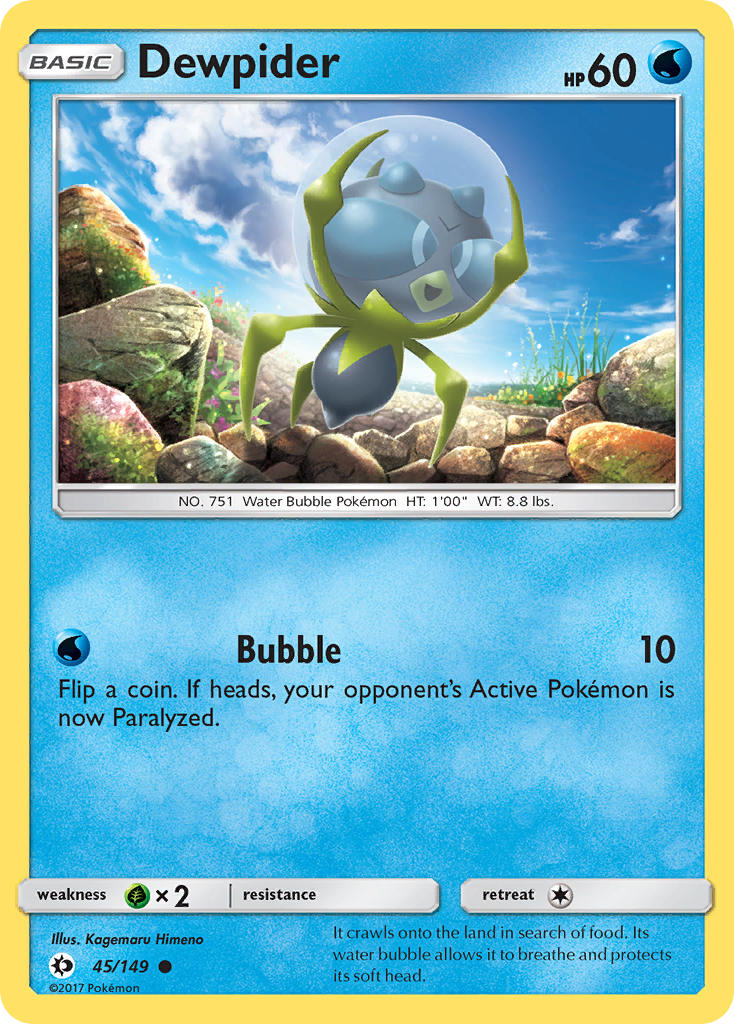 Dewpider — illustrated card