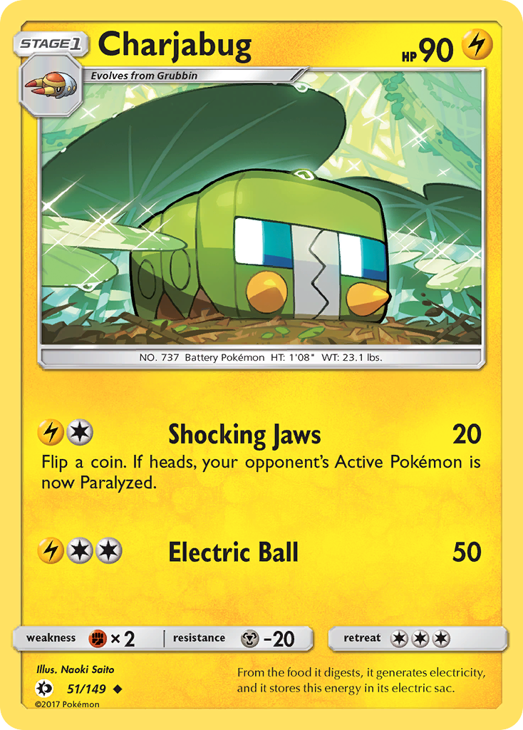 Charjabug — illustrated card
