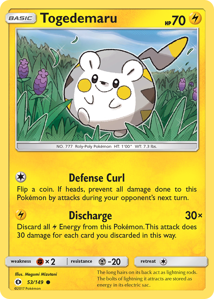 Togedemaru — illustrated card