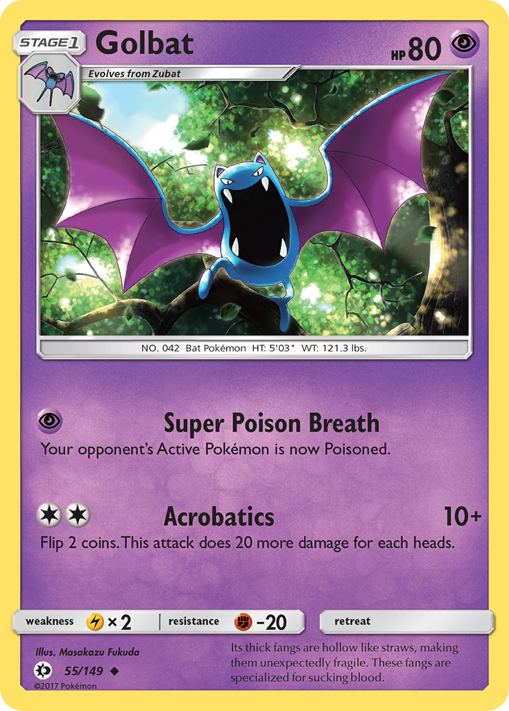 Golbat — illustrated card