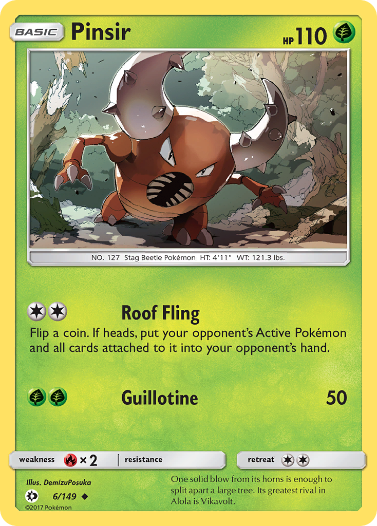 Pinsir — illustrated card