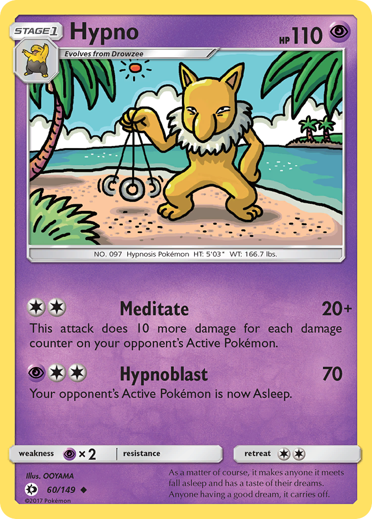 Hypno — illustrated card