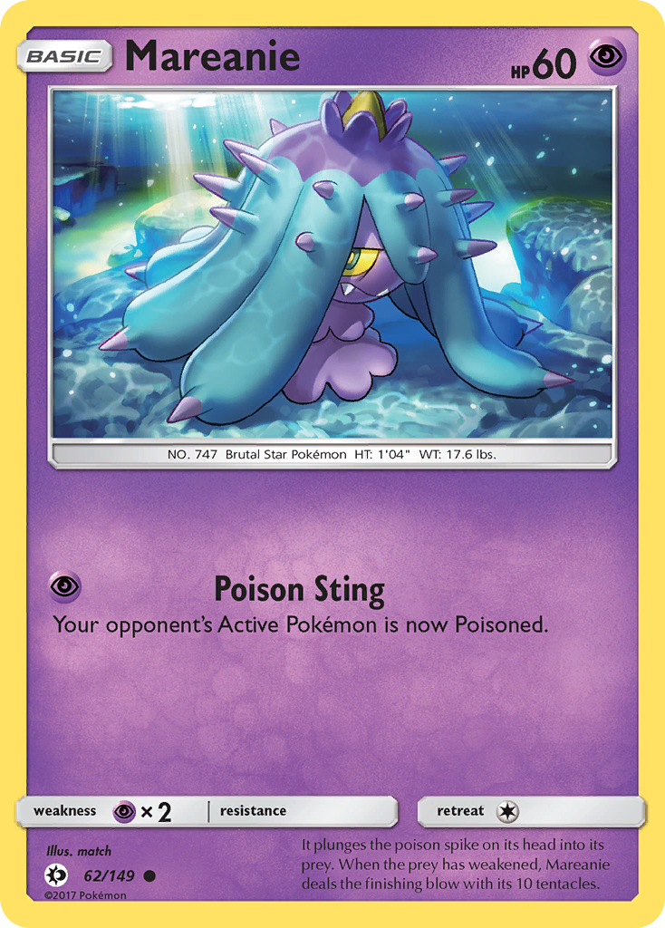 Mareanie — illustrated card