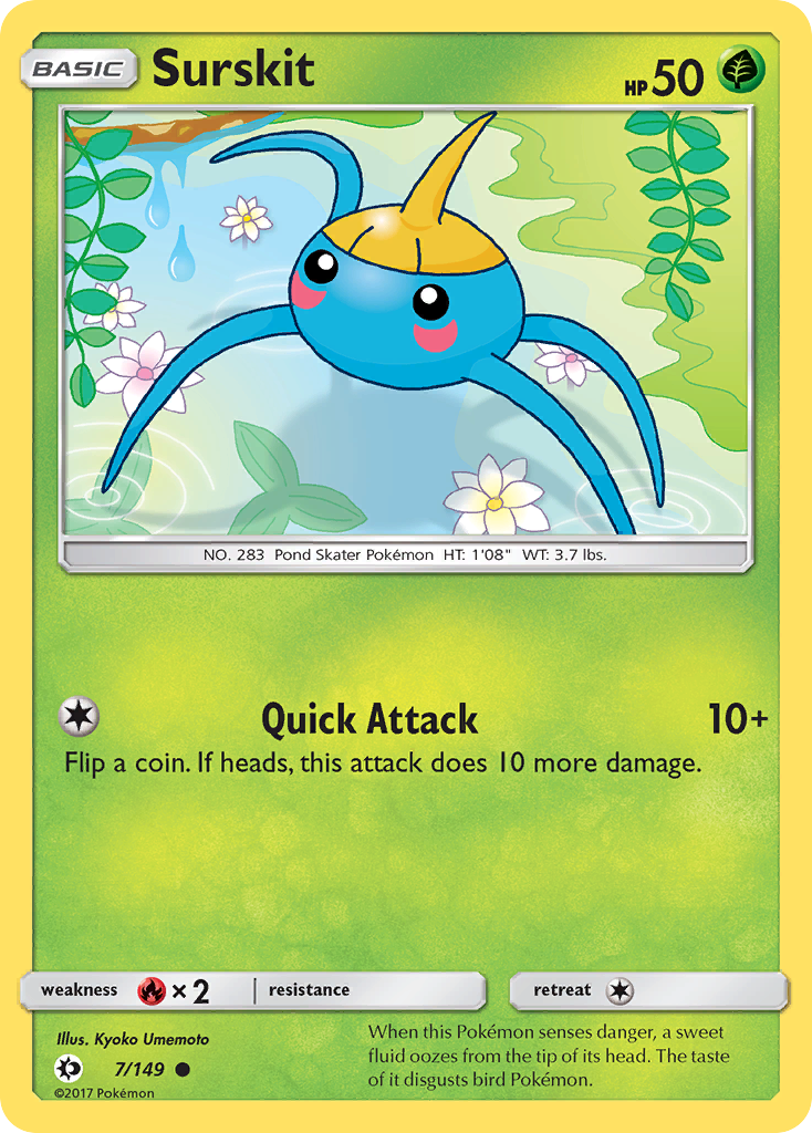 Surskit — illustrated card