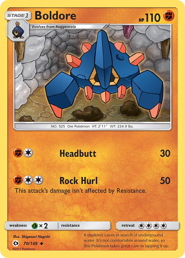 Boldore — illustrated card
