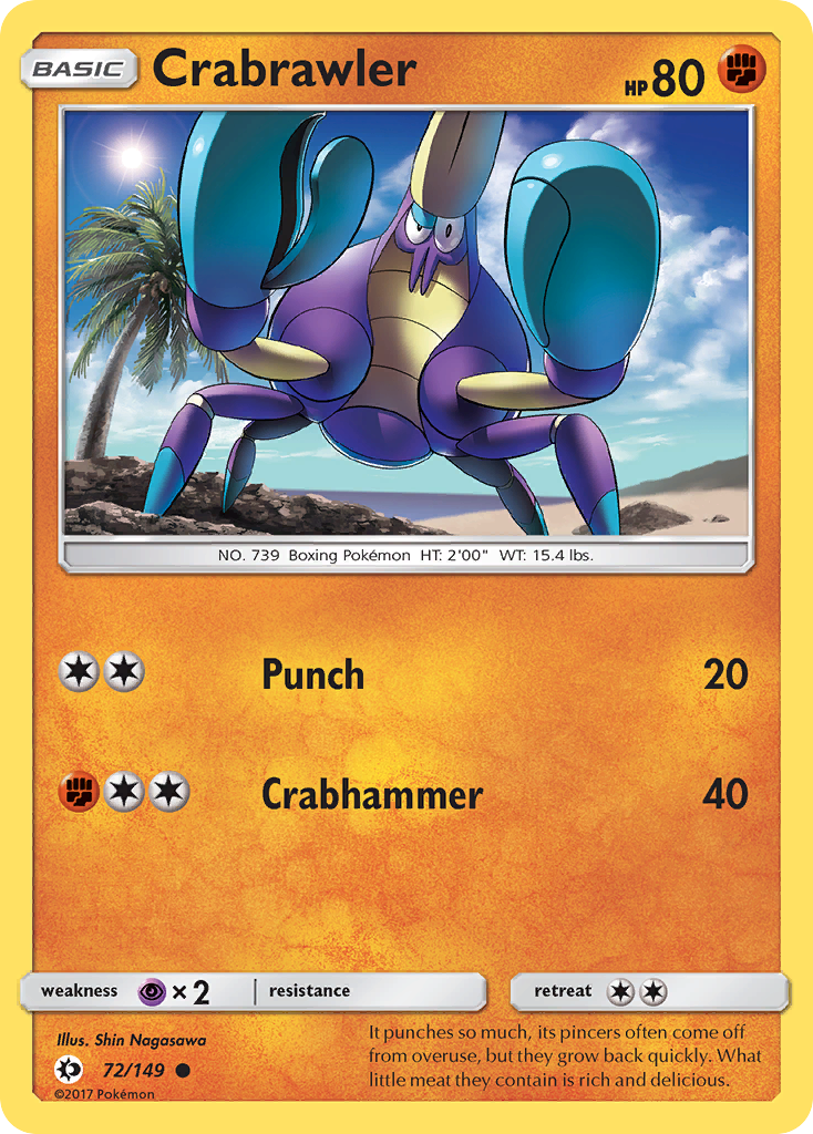 Crabrawler — illustrated card