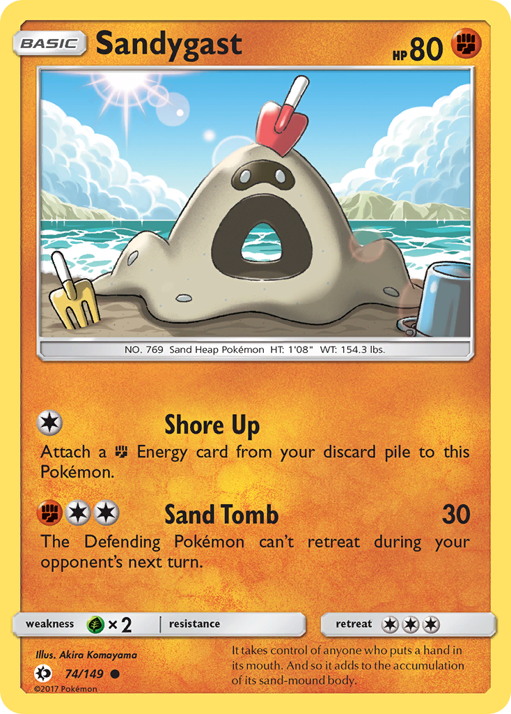 Sandygast — illustrated card