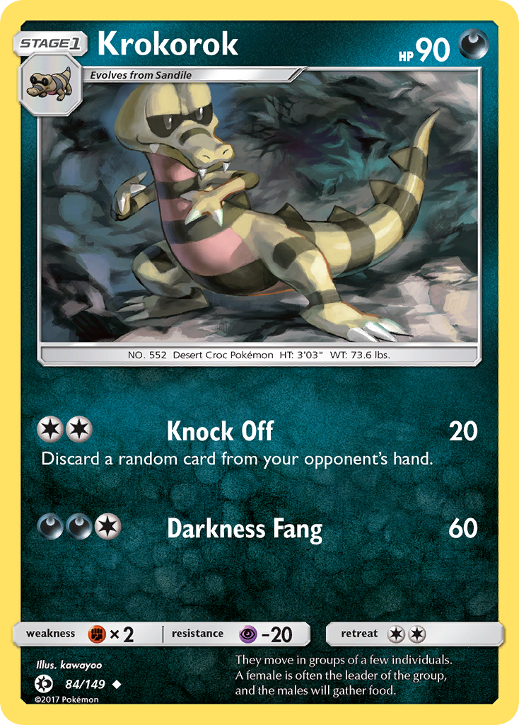 Krokorok — illustrated card