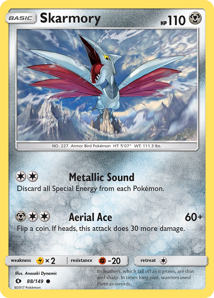 Skarmory — illustrated card