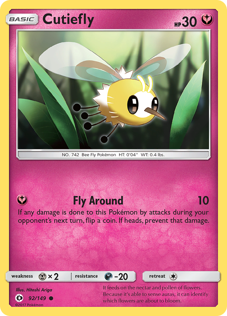 Cutiefly — illustrated card